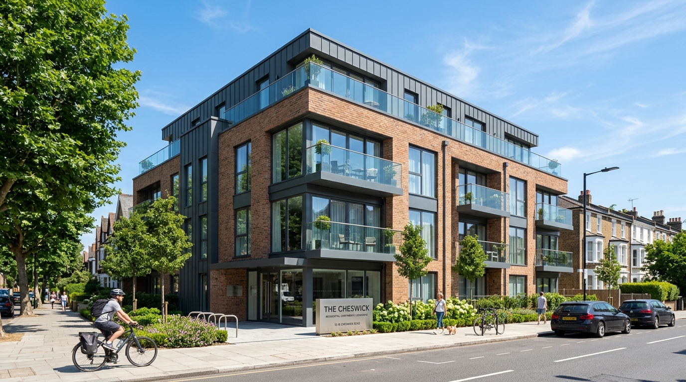 A modern residential building providing safe, managed accommodation
